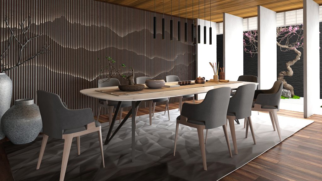 luxury living space interior design in Petaling Jaya
