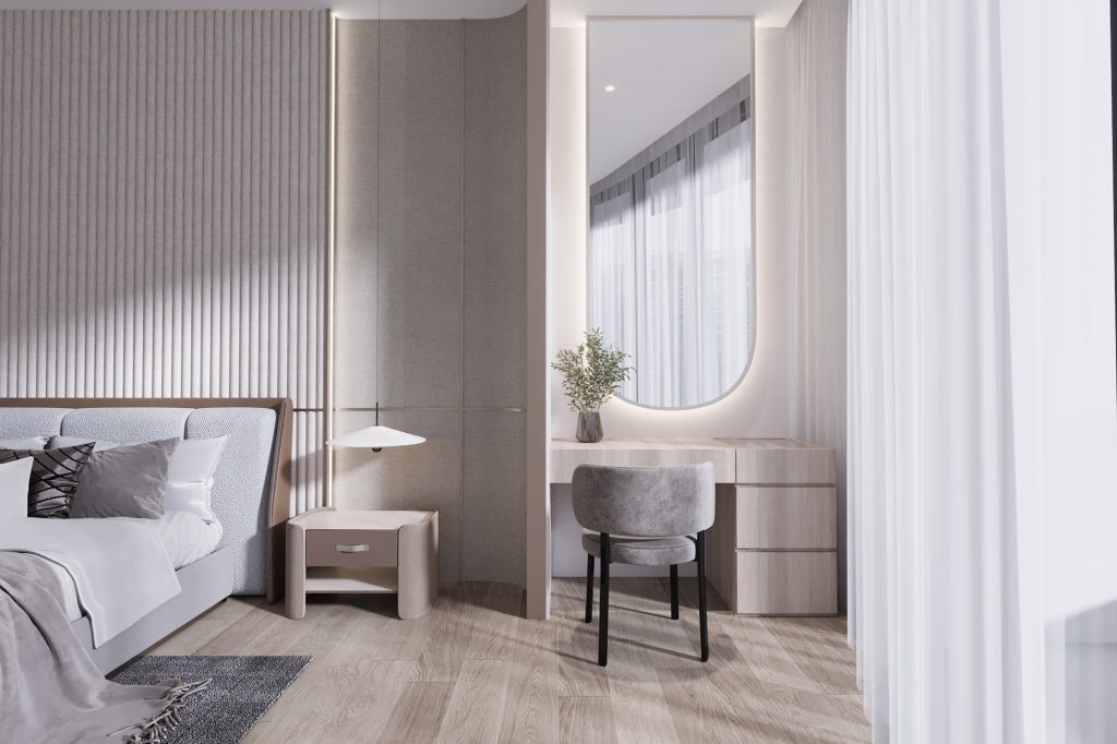 Modern Shah Alam interior design showcasing bespoke furniture and premium finishes