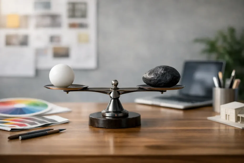 Never Too Good or Bad: Design Needs Balance