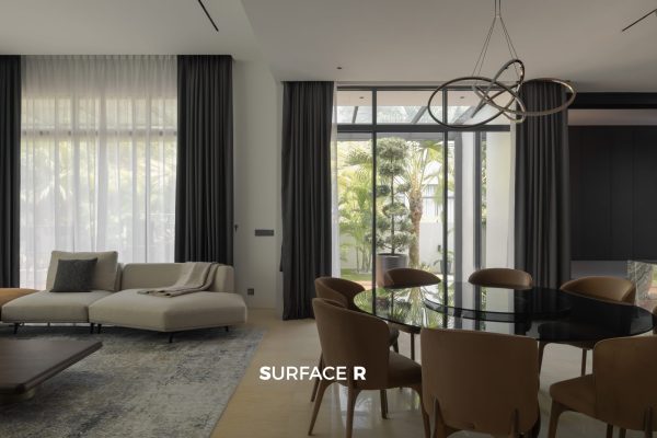 warm minimalist living room malaysia modern condo interior design